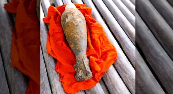 বুড়িমারী সীমান্ত থেকে পরিত্যক্ত মর্টার শেল উদ্ধার